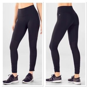 Fabletics Cashel Foldover PureLuxe Leggings Black